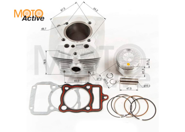 ЦПГ (поршневая) 164FML (NT200) 63.5x62.2 (87,5/84,15/76,5/15)
