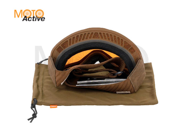 Очки для мотокросса ORIGINE FLORENCE коричневые с золотой линзой