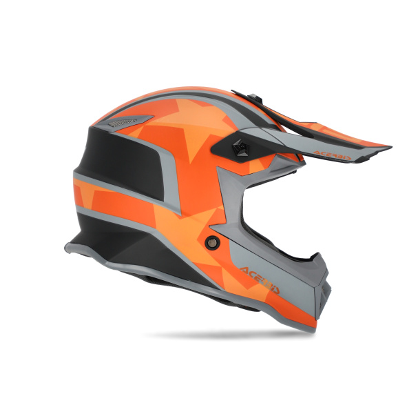 Шлем детский (кроссовый) Acerbis IMPACT STEEL JUNIOR Black/Orange