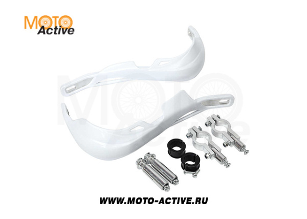 Защита рук (пара) HP03 белые армированные SM-PARTS