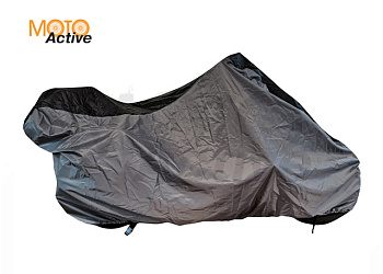 Чехол для мототехники ОКСФОРД 240 разм. XXL кофр (280--110--150) черный с серым