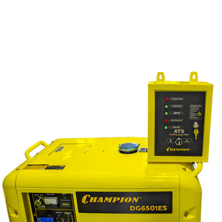 Дизельный генератор CHAMPION DG6501ES ATS