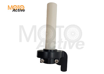 Ручка газа короткоходная в сборе (с роликом) питбайк SM-PARTS