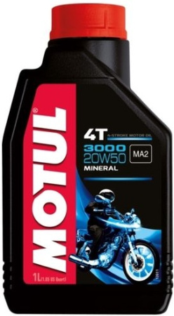 Моторное масло MOTUL 3000 4T SAE 20W50 – 1л.