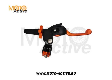 Рычаг сцепления в сборе GR1 складной оранжевый CNC