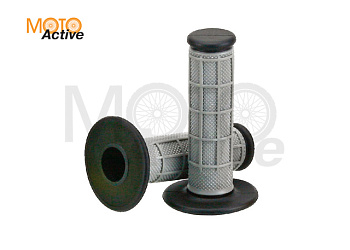 Грипсы руля ACCEL RGP-535M-120 серый/черный