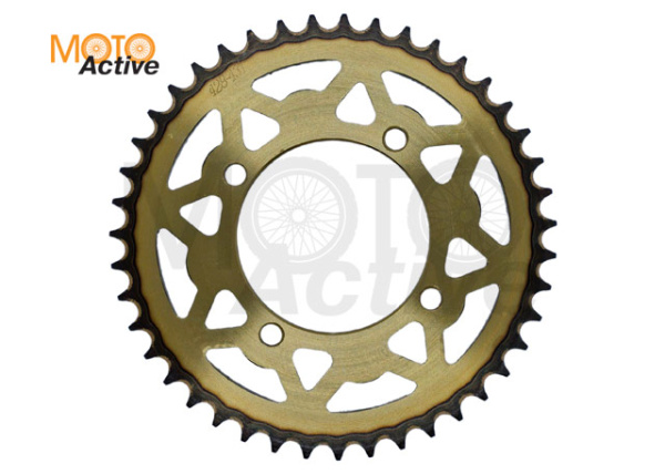 Звезда ведомая 428H-43 сталь, закаленные зубья PIT BIKE 125-190 4x92x76