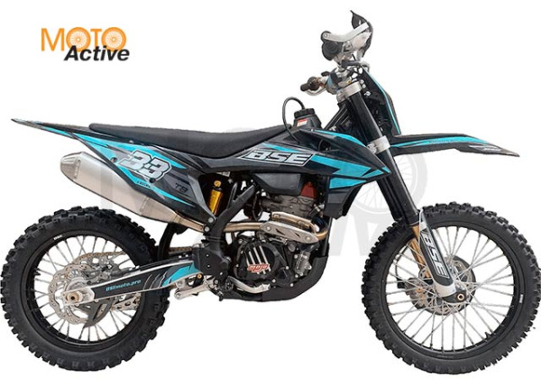 Эндуро / кроссовый мотоцикл BSE T8 Neon Blue (015)