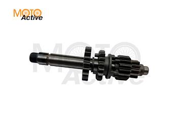 Вал КПП первичный в сборе, YX140\W063 kick start WELS RT (252757004001)