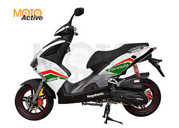 Скутер Regulmoto FORMULA 125 (LJ125T-8M) ,Белый/зелёный