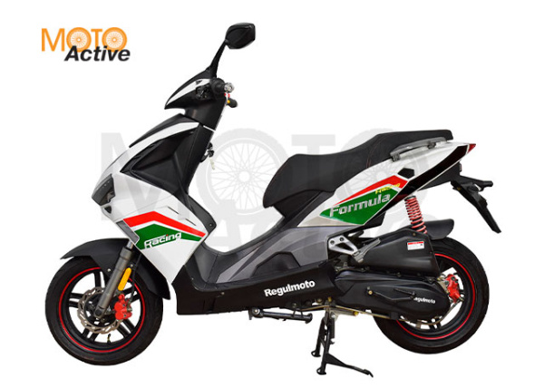 Скутер Regulmoto FORMULA 125 (LJ125T-8M) ,Белый/зелёный