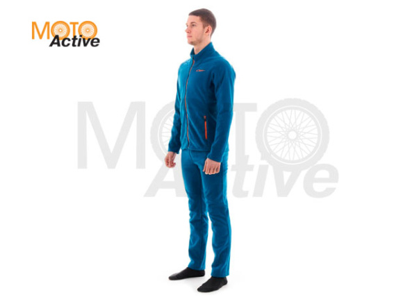 Мужская флисовая кофта Level Dragonfly Blue Orange