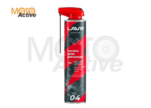 LAVR MOTO Смазка цепи Дорожная 520 мл