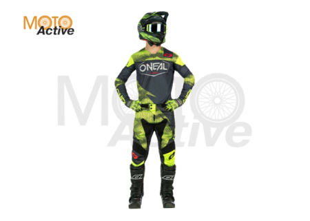 Джерси O'NEAL Mayhem Covert, графит/желтая