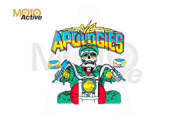 Наклейка декор SKULL (11x12см) (#0494)