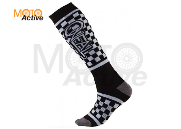 Носки для мотокросса Pro Mx Victori, черно-серые