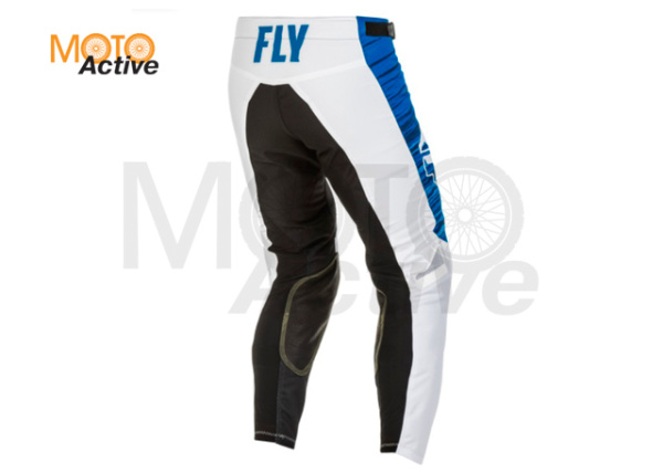 Брюки для мотокросса FLY RACING KINETIC WAVE 2022 белые/синие