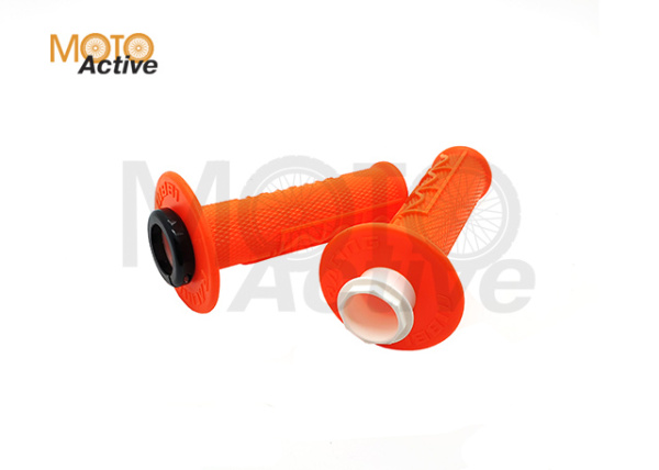 Ручки руля (грипсы) NIBBI Racing "Lock-on" (Оранжевые)