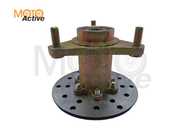 Ступица переднего колеса ATV 110/125 (в сборе, 3x79mm,  тормозной диск)