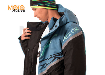 Плащ зимний Race Coat Man Smoke Blue 2023 (M)