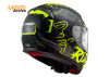 Мотошлем LS2 FF353 Rapid Naughty, черно-желтый матовый