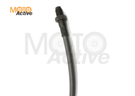 Шланг гидравлический тормозной переднй L=1300мм (штуцер с резьбой)