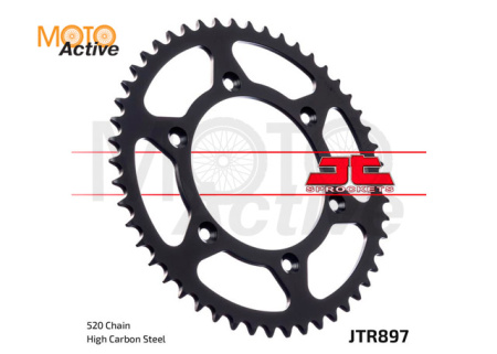 Звезда ведомая JTR897.51SC Kayo K6,T6,HOLESHOT.CROSTREK  (6*150*125) 51 зуба