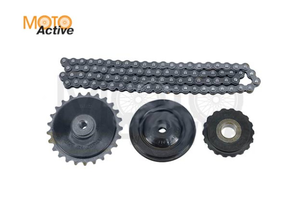 Комплект звезд   цепь привода ГРМ (84L) 4T 1P50FMB (мопед) 70-100сс SCOOTER-M