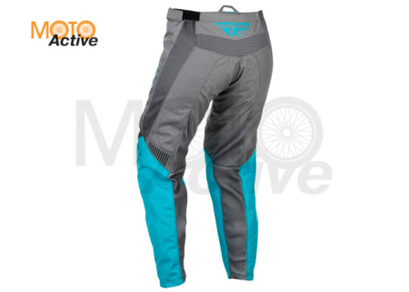 Брюки для мотокросса FLY RACING F-16 2021 серые/синие