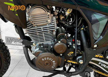 Мотоцикл REGULMOTO TE (Tour Enduro) PR, 6 скоростей (черный/оранжевый)