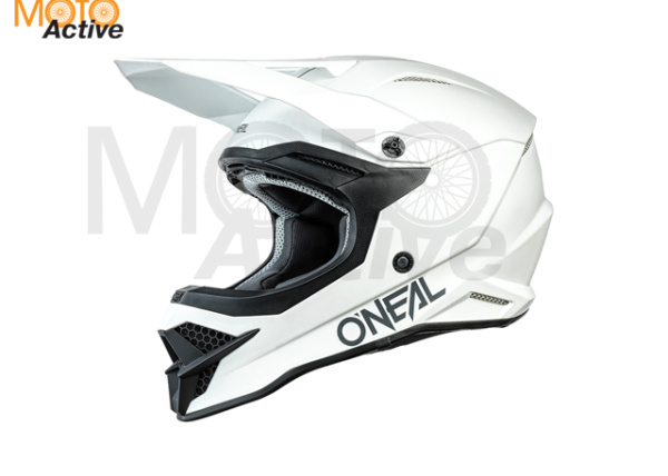 Шлем кроссовый O'NEAL 3Series SOLID, белый