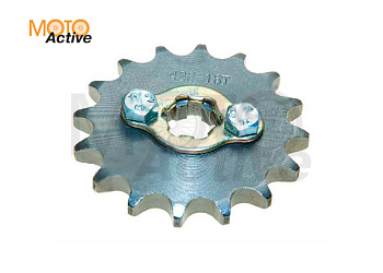 Звезда ведущая 428*16 Т (стопорная шайба болты) вал 17мм