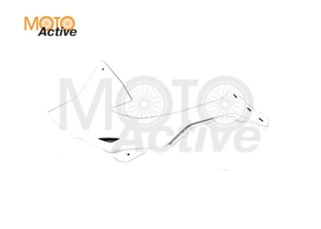 Обтекатель передний левый Wels MZK 250