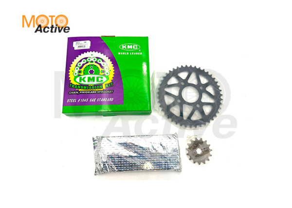 Комплект (приводная цепь звезды) 530H-120L/530-15/530-38 KMC Кросс (ступица 4 болта) Irbis TTR250