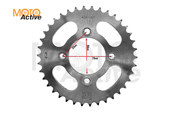 Звезда ведомая 428-38, Ø58,6 Senke (без выноса), 200GY-5