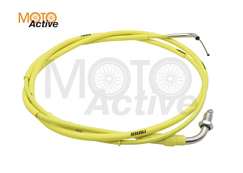 Трос газа NIBBI YMX-PE/PWK 180см (желтый)