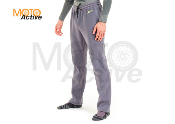 Мужские флисовые брюки Level Dragonfly Gray Lemon