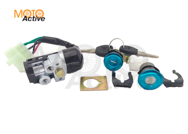 Замок зажигания DIO50 AF18/27 (комплект)