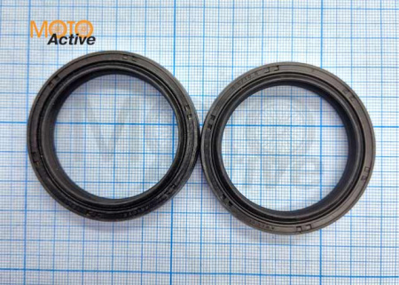Сальники 43x55x9.5/10.5 передней вилки ARIETE, (2 шт.)