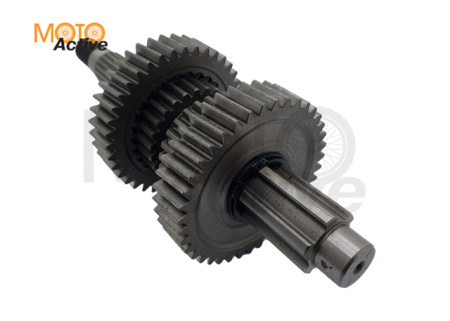 Вал редуктора вторичный 157QMJ 150см3 с реверсом