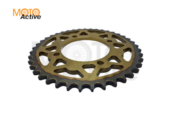 Звезда ведомая 428H-41 сталь, закаленные зубья PIT BIKE 125-190 4x92x76