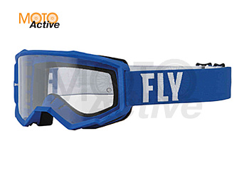Очки для мотокросса FLY RACING FOCUS (2022) белый/синий