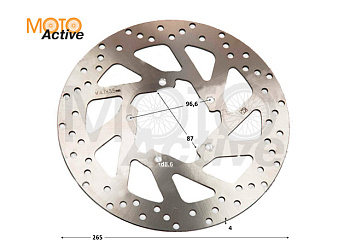 Диск тормозной передний Bandit 250