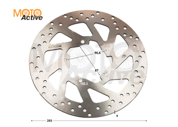 Диск тормозной передний Bandit 250