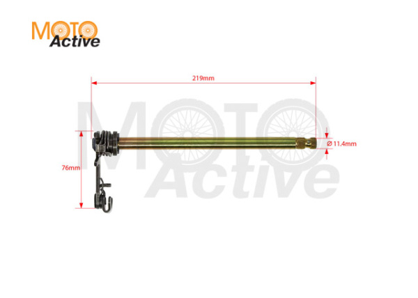 Вал переключения передач в сборе GR7 двиг. MT-250 2T OEM