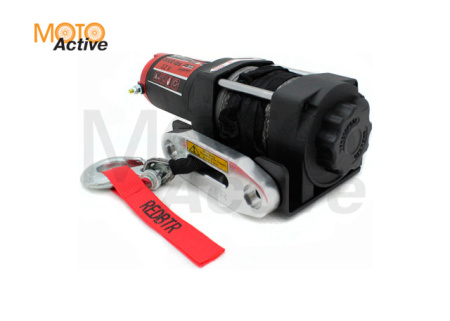 Лебедка "TR" серия "QUATTRO CRAZY" 3,0S 12v, 1360 кг, 153:1, трос синтетика