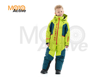 Зимний утепленный комбинезон DF Junior Gravity Olive-Dark Ocean (128-134)