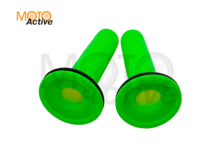 Ручки руля ZX-666 зеленые