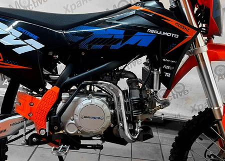 Питбайк Regulmoto SPITFIRE PRO 19/16, 140cc (черный-оранжевый)
