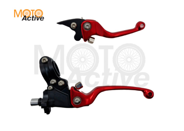 Рычаг сцепления тормоза с кронштейном #1 CNC красный